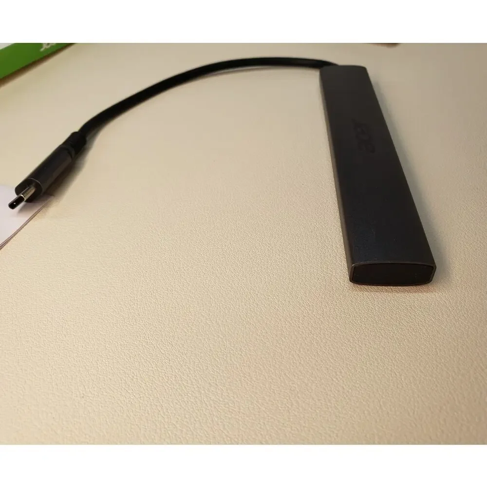 ACER 5-IN-1 USBC HUB MODEL ODK4LO for laptops Mac PC Linux. Portable Type C